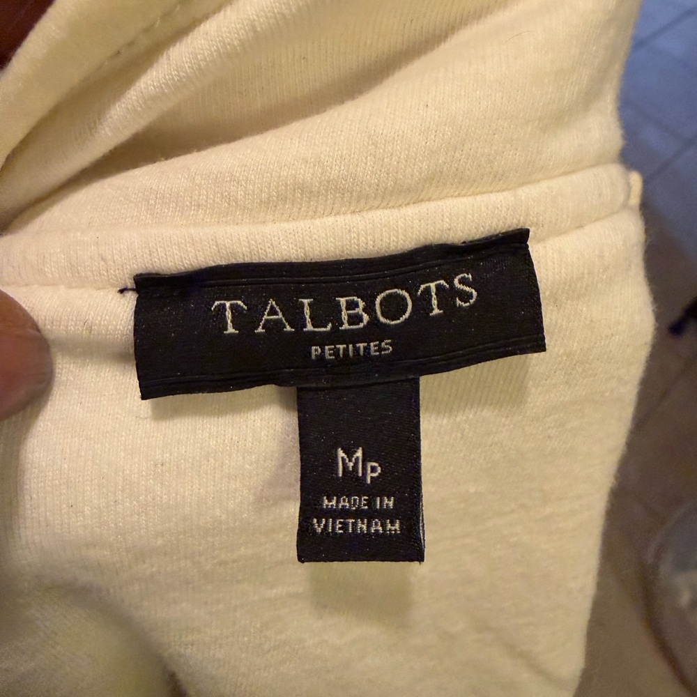 Talbots Cream Teddy Jacket - Picture 5 of 5